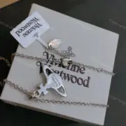 【現貨】Viv1enne Westwood mini bas relief pendant 滿鑽星球浮雕 項鍊吊墜：圖片 6