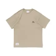 【預售】WTAPS 25SS LIM/SS/COTTON 毛邊剪裁 刺繡字母 素色短袖T恤：圖片 6