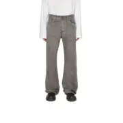 【現貨】Acne Studios 24SS 經典直筒微喇叭版型 水洗煙灰色 2021M 直筒牛仔褲長褲工裝褲：圖片 3
