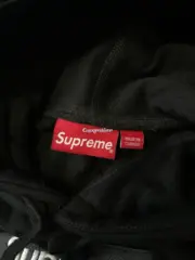 SUP 23FW Boxlogo Hoodie 經典bogo 帽T帽踢連帽衛衣 nigo同款 黑色：圖片 5