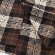 【預售】【雙11新品】1V 26SS 老花格紋拼色法蘭絨 襯衫夾克polo衫：圖片 11