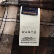 【預售】【雙11新品】1V 26SS 老花格紋拼色法蘭絨 襯衫夾克polo衫：圖片 13