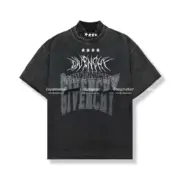 Givenchy 23SS GVC 重工水洗 疊層拼接 刺繡字母 連帽短袖T恤：圖片 9