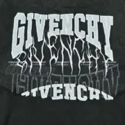 Givenchy 23SS GVC 重工水洗 疊層拼接 刺繡字母 連帽短袖T恤：圖片 13