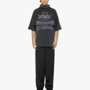 Givenchy 23SS GVC 重工水洗 疊層拼接 刺繡字母 連帽短袖T恤：圖片 4