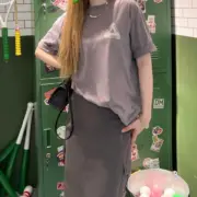 PALACE x PORTER 23FW 聯名 正面小ogo背後大印花 短袖T恤 深灰色：圖片 3