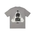 PALACE x PORTER 23FW 聯名 正面小ogo背後大印花 短袖T恤 深灰色