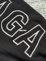 【預售】【福利回饋】BLC 巴黎 23FW 經典字母刺繡 搖粒絨外套運動外套夾克 黑色：圖片 6