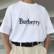 【現貨】BR 19SS 經典刺繡字母logo 素色 短袖T恤 白色：圖片 3