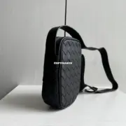 【預售】【原廠】BV家 Intrecciato編織 NAPPA 頭層牛皮 手機包單肩包側背包小包 黑色：圖片 9