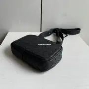 【預售】【原廠】BV家 Intrecciato編織 NAPPA 頭層牛皮 手機包單肩包側背包小包 黑色：圖片 10