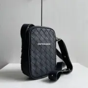 【預售】【原廠】BV家 Intrecciato編織 NAPPA 頭層牛皮 手機包單肩包側背包小包 黑色：圖片 11