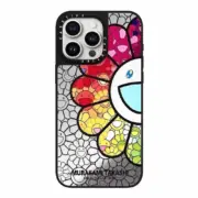 【預售】村上隆 x CASET1FY 限量款 太陽花logo 鏡面手機殼保護殼磁吸殼 蘋果 iphone：圖片 5