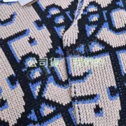 D1OR 22FW 老花 滿版 字母 羊毛背心 馬甲 CD：圖片 11