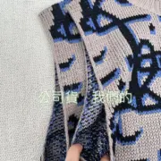 D1OR 22FW 老花 滿版 字母 羊毛背心 馬甲 CD：圖片 13