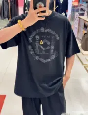 【預售】C0ACH x CLOT 26SS 經典聯名 水墨印花 短袖T恤 黑/白：圖片 5