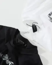 【預售】C0ACH x CLOT 26SS 經典聯名 水墨印花 短袖T恤 黑/白：圖片 13