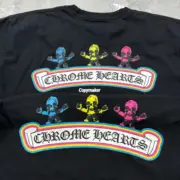 【現貨】Chrome Hearts Foti Harris Teeter Tee 正面骷髏 後背梵文字母短袖T恤 CH克羅心：圖片 9