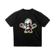 【現貨】Chrome Hearts Foti Harris Teeter Tee 正面骷髏 後背梵文字母短袖T恤 CH克羅心：圖片 3
