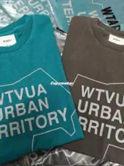 【預售】WTAPS 25SS 813/SS/COTTON. 水洗蠟染 大logo 短袖T恤：圖片 9