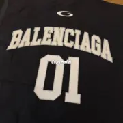 【預售】巴黎 BLC 25SS Basketball Series 籃球系列 單環刺繡 球衣短袖T恤：圖片 8