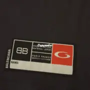 【預售】巴黎 BLC 25SS Basketball Series 籃球系列 單環刺繡 球衣短袖T恤：圖片 11