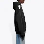 巴黎 BLC 21SS Destroyed 刀割做舊破壞 開裂字母 連帽衛衣帽T帽衫：圖片 3