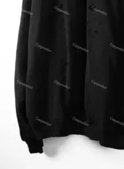 巴黎 BLC 21SS Destroyed 刀割做舊破壞 開裂字母 連帽衛衣帽T帽衫：圖片 12