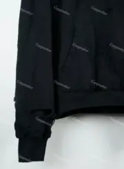 巴黎 BLC 21SS Destroyed 刀割做舊破壞 開裂字母 連帽衛衣帽T帽衫：圖片 13