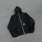 sacai x Carhartt WIP 23FW 聯名 素色 連帽外套夾克拉鍊衛衣 卡哈 薩卡：圖片 11