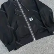 sacai x Carhartt WIP 23FW 聯名 素色 連帽外套夾克拉鍊衛衣 卡哈 薩卡：圖片 13