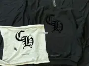 【預售】【福利回饋】Chrome Hearts 25SS 三十字架植絨印花 後背梵文字母 圓領衛衣大學T CH 克羅心：圖片 11