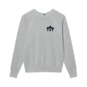 【預售】【福利回饋】Chrome Hearts 25SS 三十字架植絨印花 後背梵文字母 圓領衛衣大學T CH 克羅心：圖片 5
