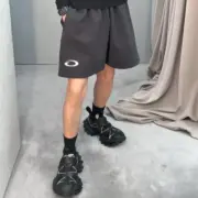 【現貨】巴黎 BLC 25SS Basketball Series 籃球系列 單環刺繡 酵素水洗棉短褲褲子：圖片 4