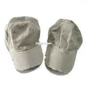 巴黎 BLC 23SS Dog Bite Baseball Cap 狗啃糜爛破壞做舊 棒球帽老帽鴨舌帽帽子：圖片 5