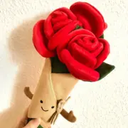 【現貨】【過驗】Jellycat 玫瑰花束手捧花 情人節系列 安撫玩偶娃娃 30cm：圖片 3