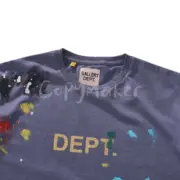 Gallery Dept. 23ss Hand painted 手繪潑墨 閃粉破壞水洗印花 短袖T恤：圖片 6