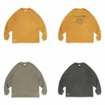 【預售】【雙11新品】WTAPS 25AW SPECLS COTTON 水洗蠟染 印花字母 長袖T恤 三色