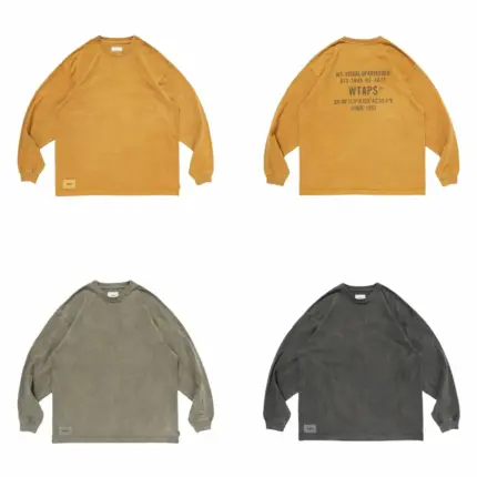 【預售】【雙11新品】WTAPS 25AW SPECLS COTTON 水洗蠟染 印花字母 長袖T恤 三色