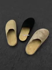 【預售】THE ROW 24SS 麂皮反毛皮 頭層牛皮 勃肯拖鞋包頭鞋穆勒鞋懶人鞋半拖 三色：圖片 10