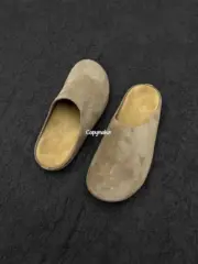 【預售】THE ROW 24SS 麂皮反毛皮 頭層牛皮 勃肯拖鞋包頭鞋穆勒鞋懶人鞋半拖 三色：圖片 12