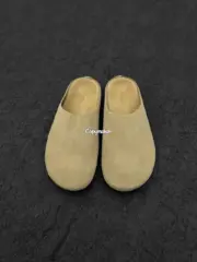 【預售】THE ROW 24SS 麂皮反毛皮 頭層牛皮 勃肯拖鞋包頭鞋穆勒鞋懶人鞋半拖 三色：圖片 18