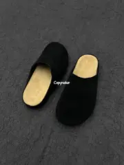 【預售】THE ROW 24SS 麂皮反毛皮 頭層牛皮 勃肯拖鞋包頭鞋穆勒鞋懶人鞋半拖 三色：圖片 20