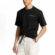 【現貨】【福利回饋免運】Ra1ph Lauren Polo 小馬字母logo 簡約素色 短袖T恤 黑色：圖片 2