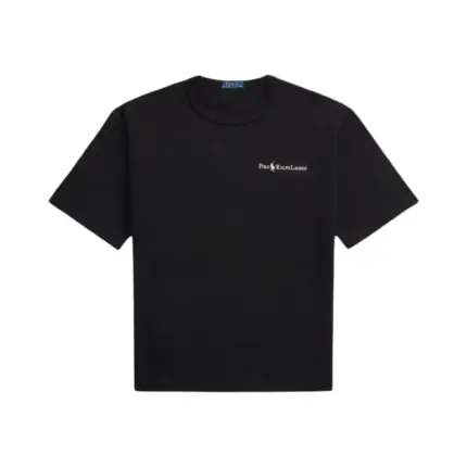 【現貨】【福利回饋免運】Ra1ph Lauren Polo 小馬字母logo 簡約素色 短袖T恤 黑色