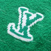 1V 23FW 素色雙面logo 羊毛混紡 圓領毛衣衛衣大學T長袖 針織：圖片 11