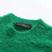 1V 23FW 素色雙面logo 羊毛混紡 圓領毛衣衛衣大學T長袖 針織：圖片 12