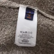 1V 23FW 素色雙面logo 羊毛混紡 圓領毛衣衛衣大學T長袖 針織：圖片 34