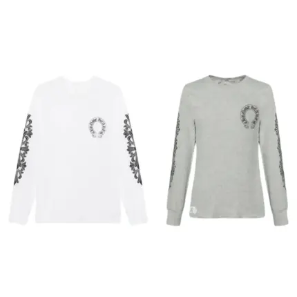 【預售】【福利回饋】Chrome Hearts 25FW 梵文字母馬蹄 華夫格長袖T恤 CH 克羅心