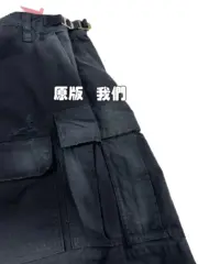 巴黎 BLC 23SS 秀款 水洗做舊 褪色破壞 Cargo多口袋短褲 工裝褲 休閒褲 五分褲：圖片 11